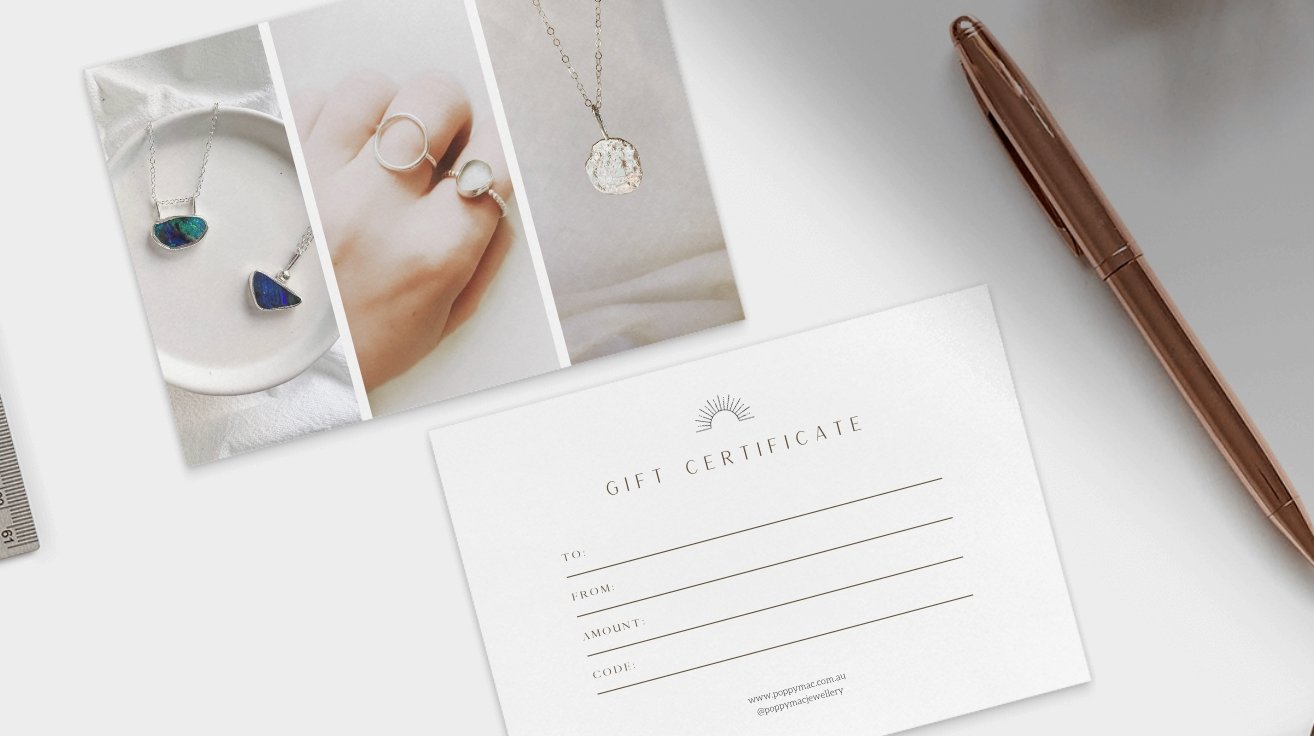 Gift Card poppymacdesigns