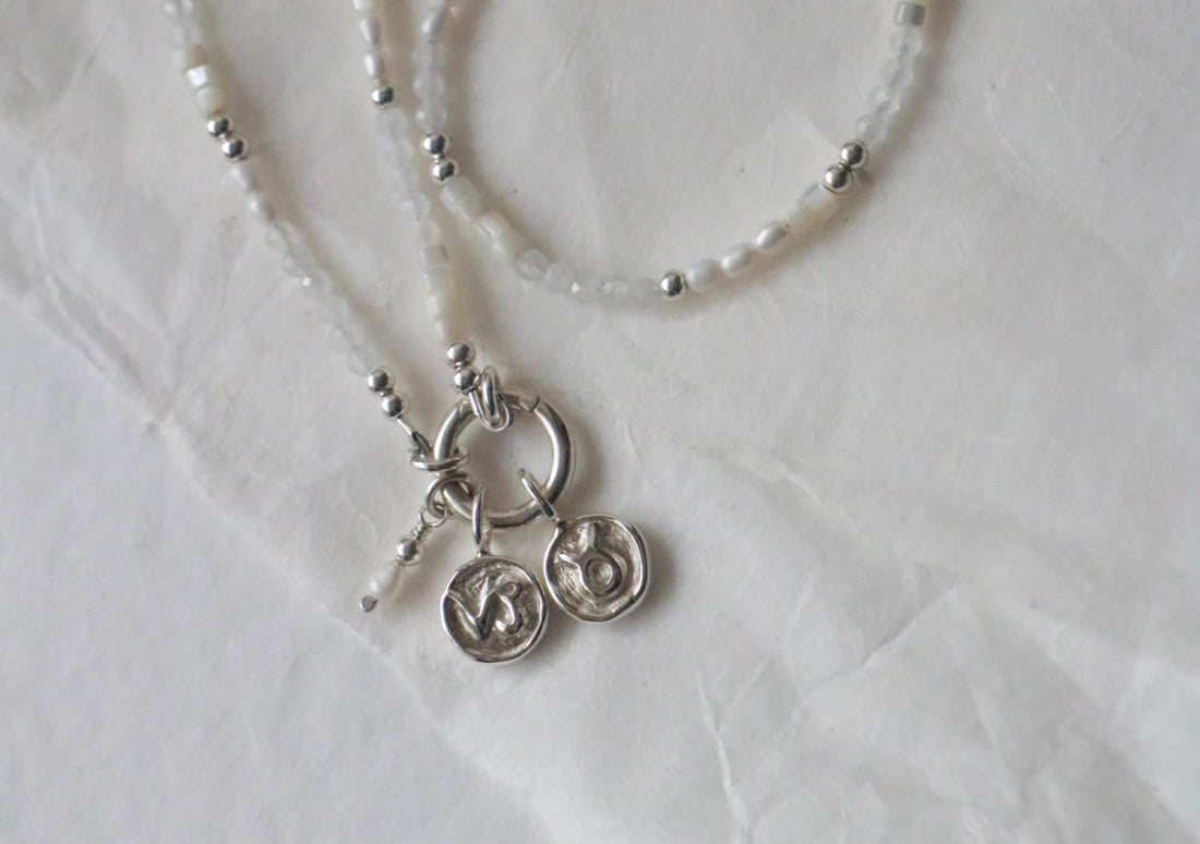 Personalised jewellery collection from handmade designer Poppy Mac
