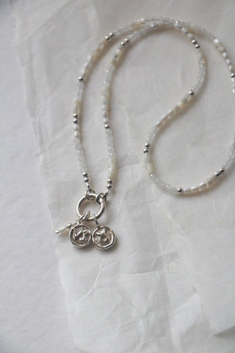 Beaded Charm Necklaces - Personalised Necklaces - Poppy Mac