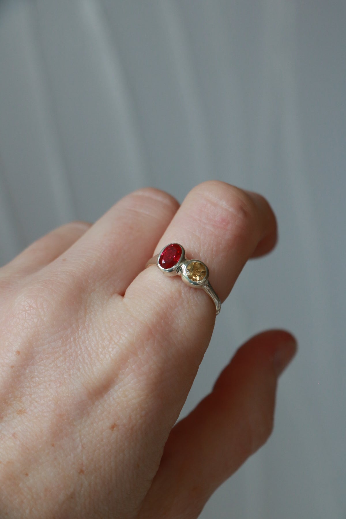 Aria - Keepsake Memorial Ash Gemstone Ring