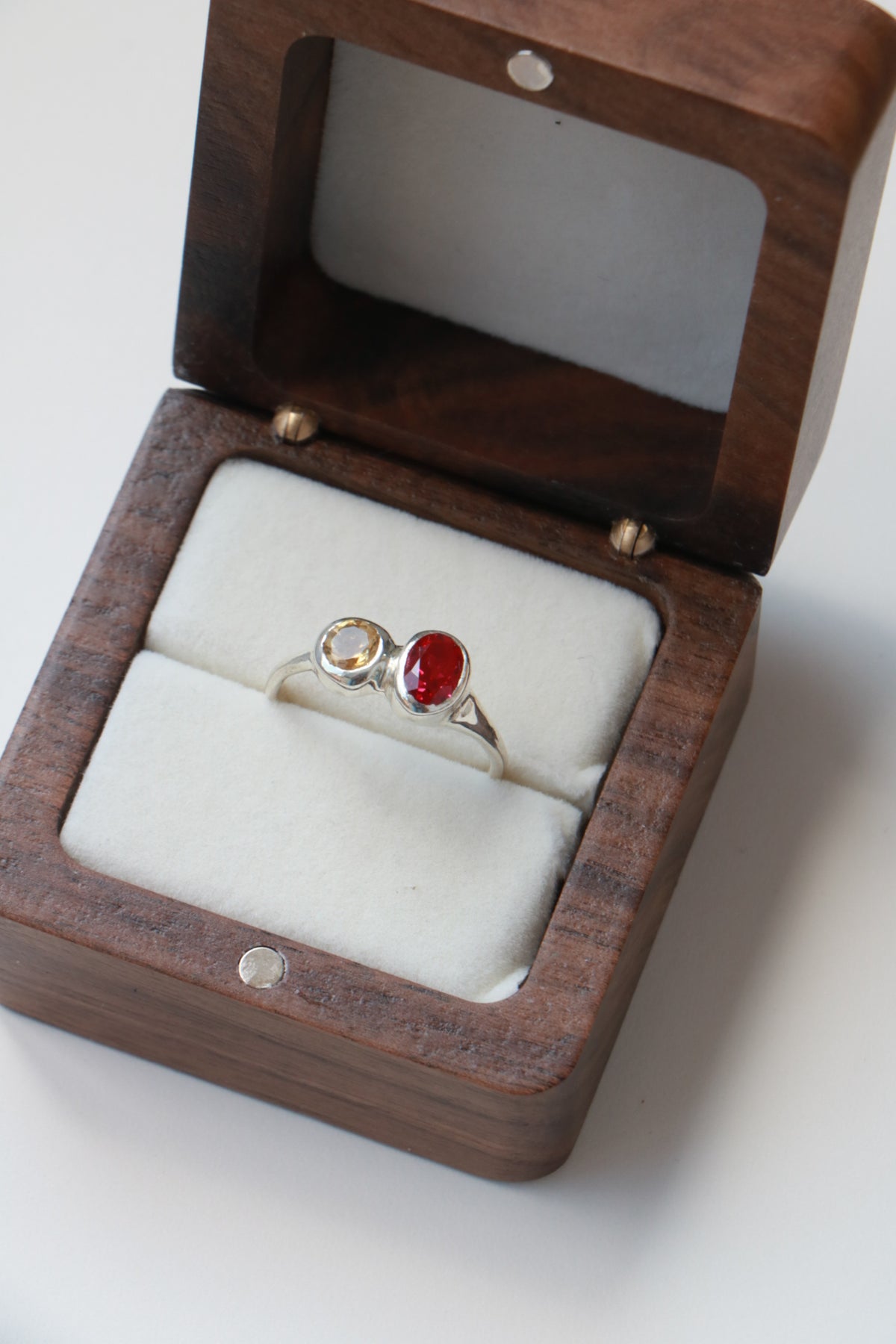 Aria - Keepsake Memorial Ash Gemstone Ring