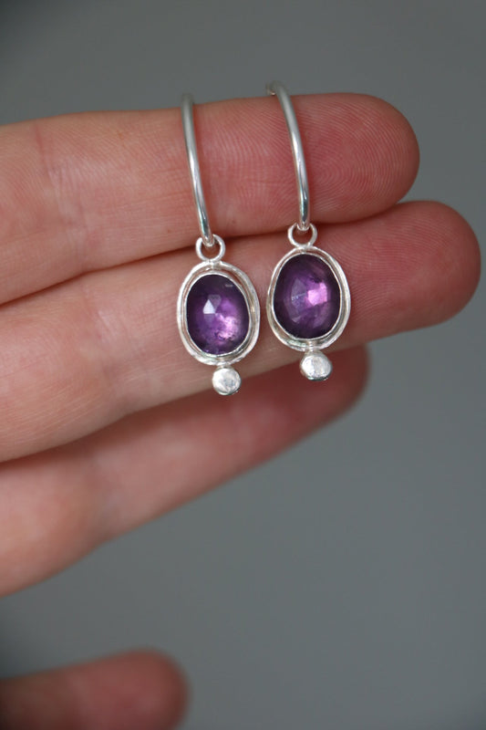 Amethyst Earrings Earrings Poppy Mac   