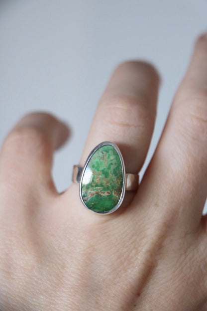 Australian Variscite Ring Sz 9 Gemstone Ring Poppy Mac   