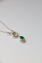 Cora - Keepsake Memorial Ash Gemstone Pendant - Poppy Mac