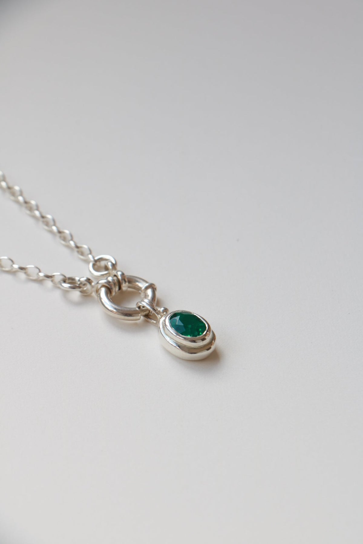Cora - Keepsake Memorial Ash Gemstone Pendant - Poppy Mac