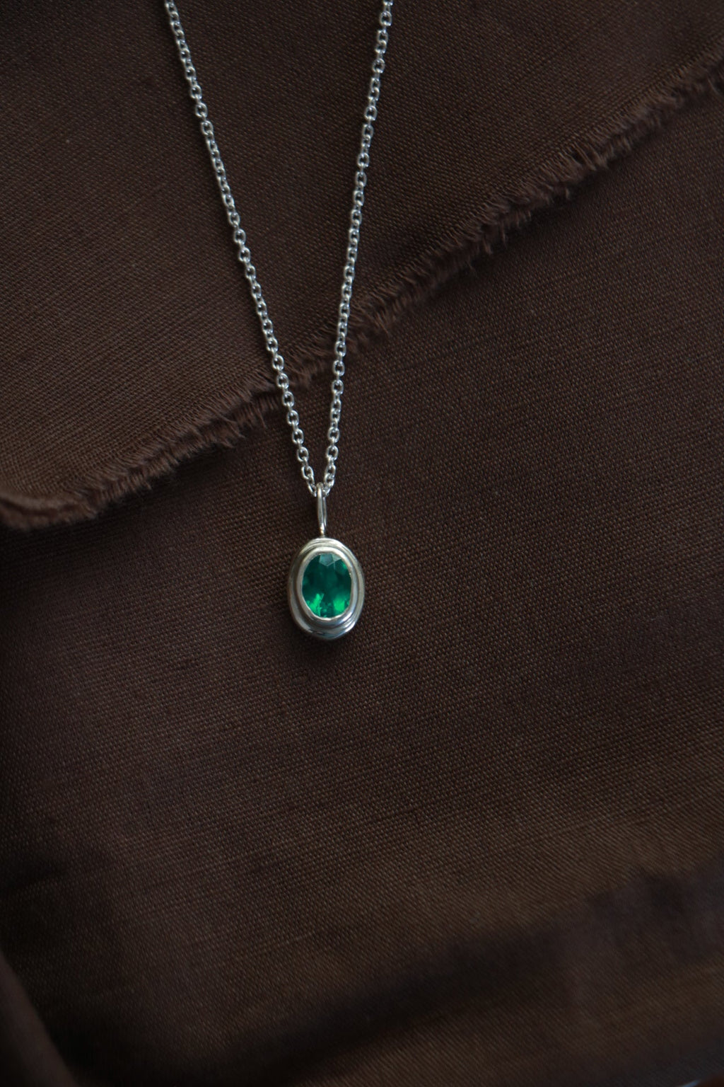 Cora - Keepsake Memorial Ash Gemstone Pendant - Poppy Mac