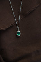Cora - Keepsake Memorial Ash Gemstone Pendant - Poppy Mac