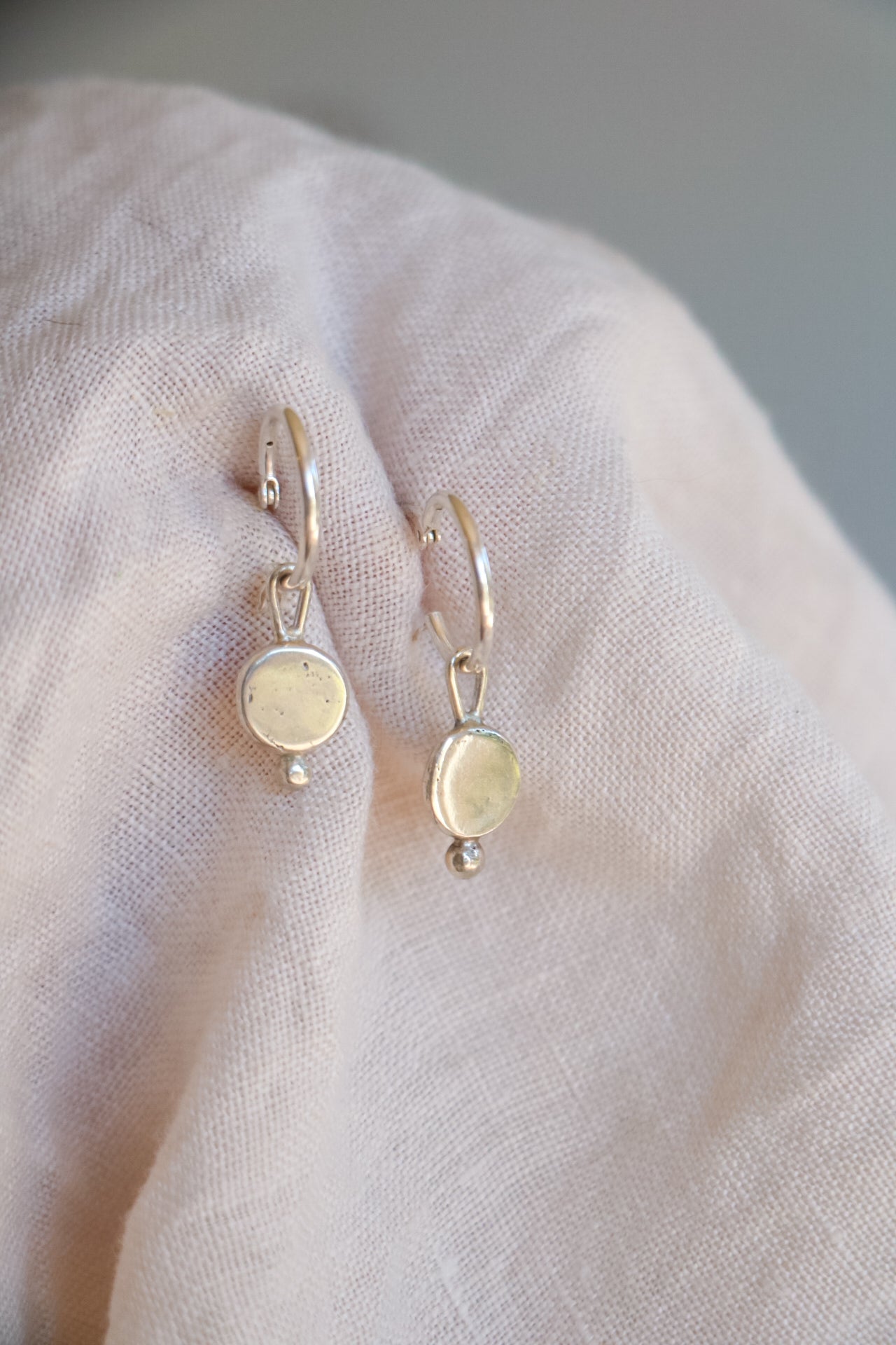 Handmade Eclipse Earrings Poppy Mac Sterling Silver Made in Australia