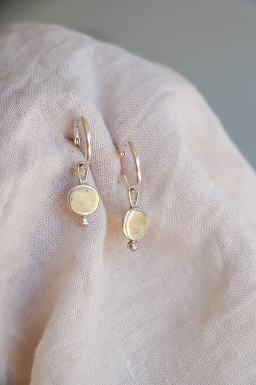 Handmade Eclipse Earrings Poppy Mac Sterling Silver Made in Australia