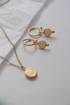 Handmade Eclipse Earrings Poppy Mac Gold Vermeil Made in Australia