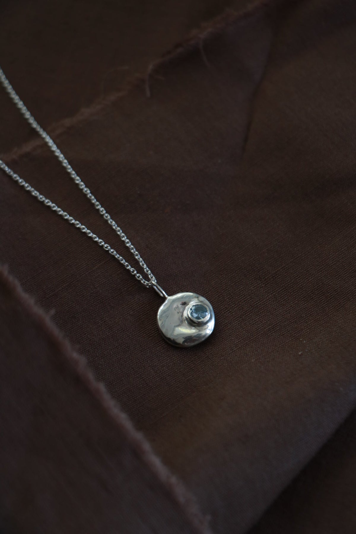 Ellidy - Keepsake Memorial Ash Gemstone Pendant - Poppy Mac
