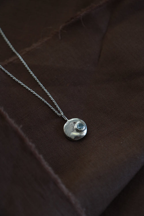Ellidy - Keepsake Memorial Ash Gemstone Pendant - Poppy Mac