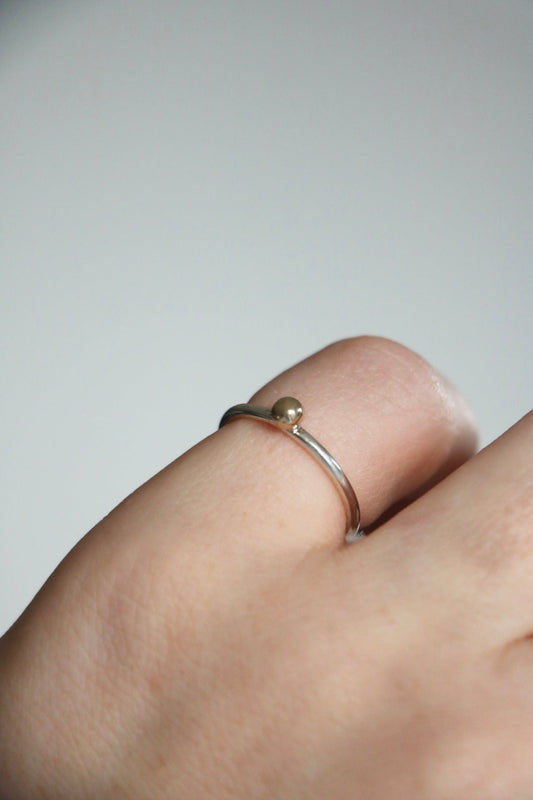 Gold Granule Ring Rings poppymacdesigns   