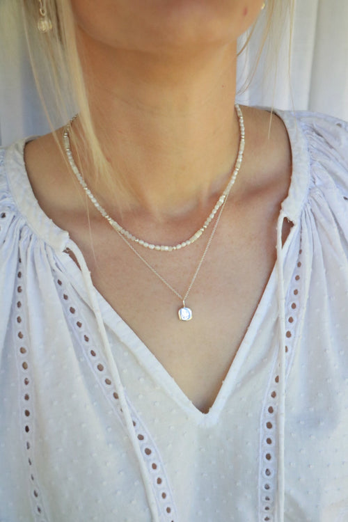 Hali Beaded Necklace - Handmade Necklace - Poppy Mac
