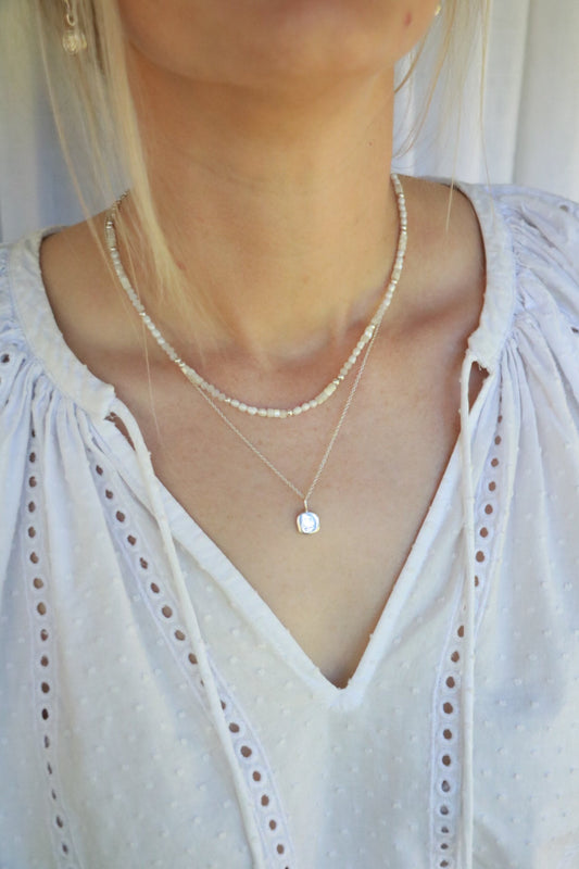 Hali Beaded Necklace - Poppy Mac