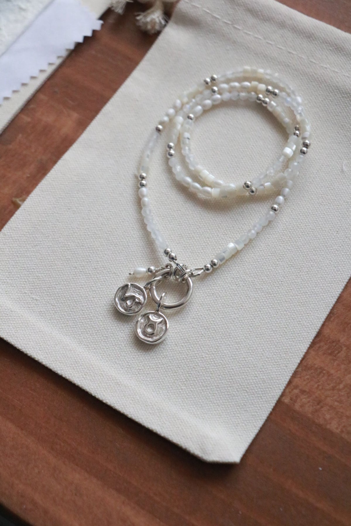Hali Charm Necklace Sustainable Jewellery Poppy Mac