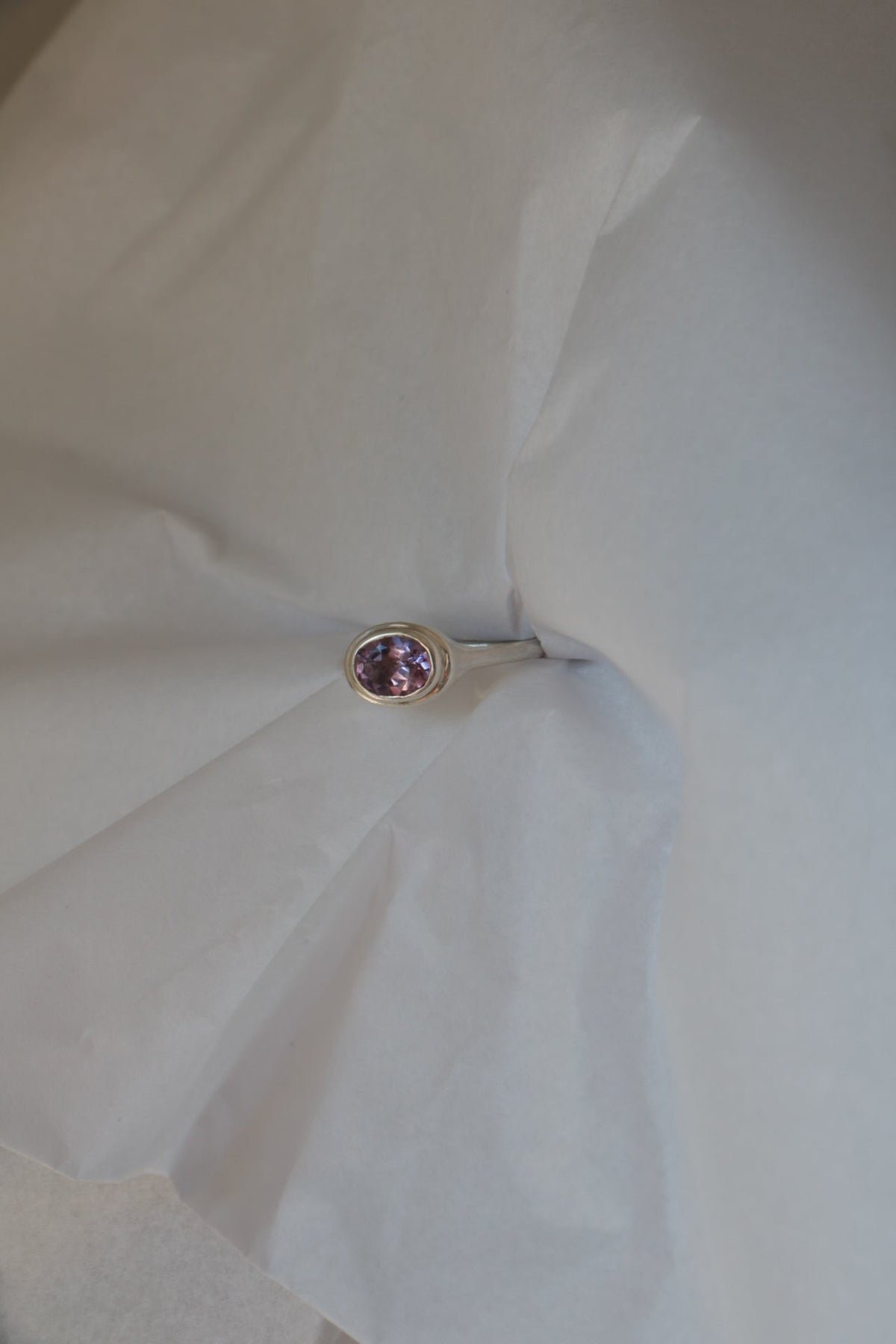 Isla - Keepsake Memorial Ash Gemstone Ring - Poppy Mac