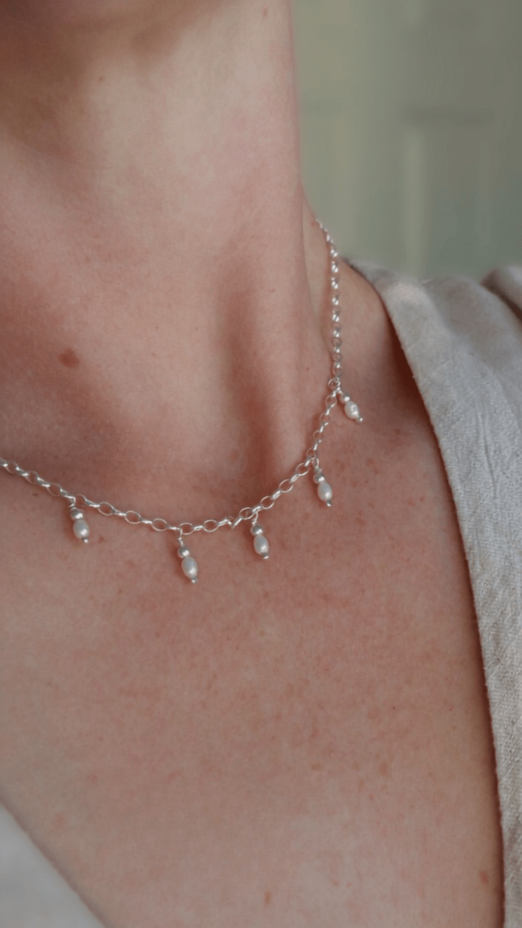 Maeve Pearl Necklace - Poppy Mac