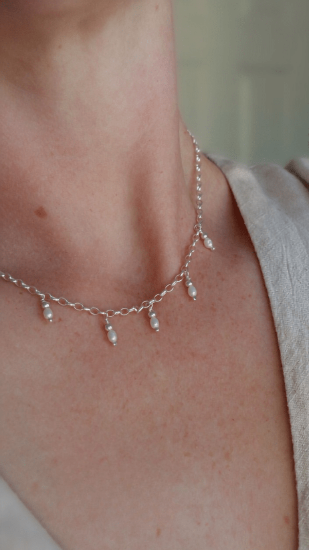 Maeve Pearl Necklace - Poppy Mac