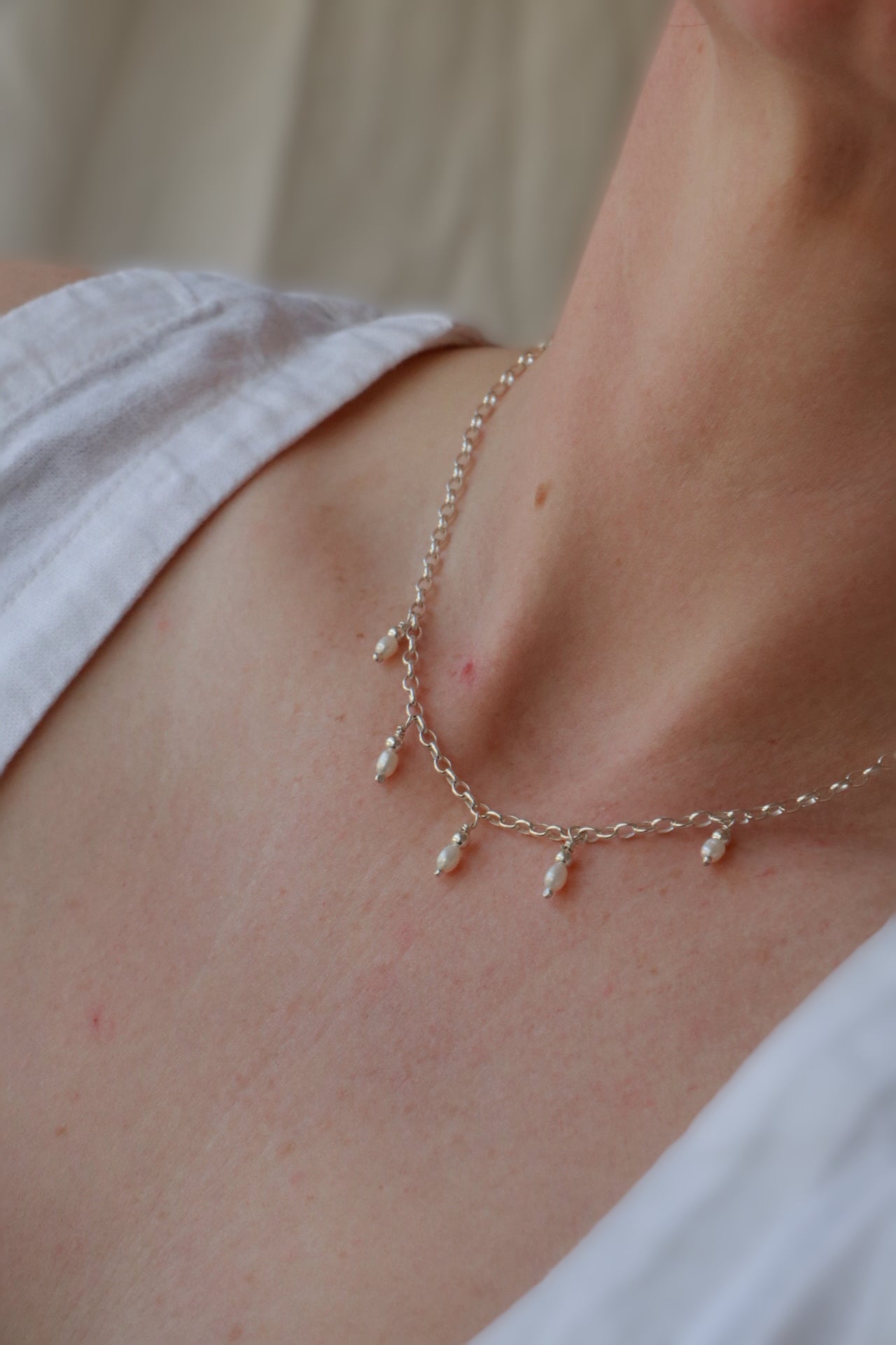 Maeve Pearl Necklace - Poppy Mac
