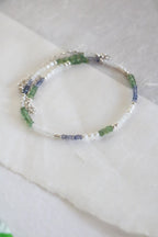 Olive Beaded Necklace - Poppy Mac