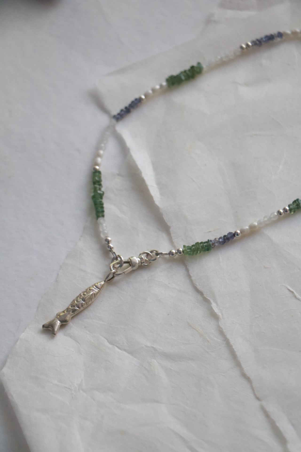 Olive Charm Necklace - Poppy Mac