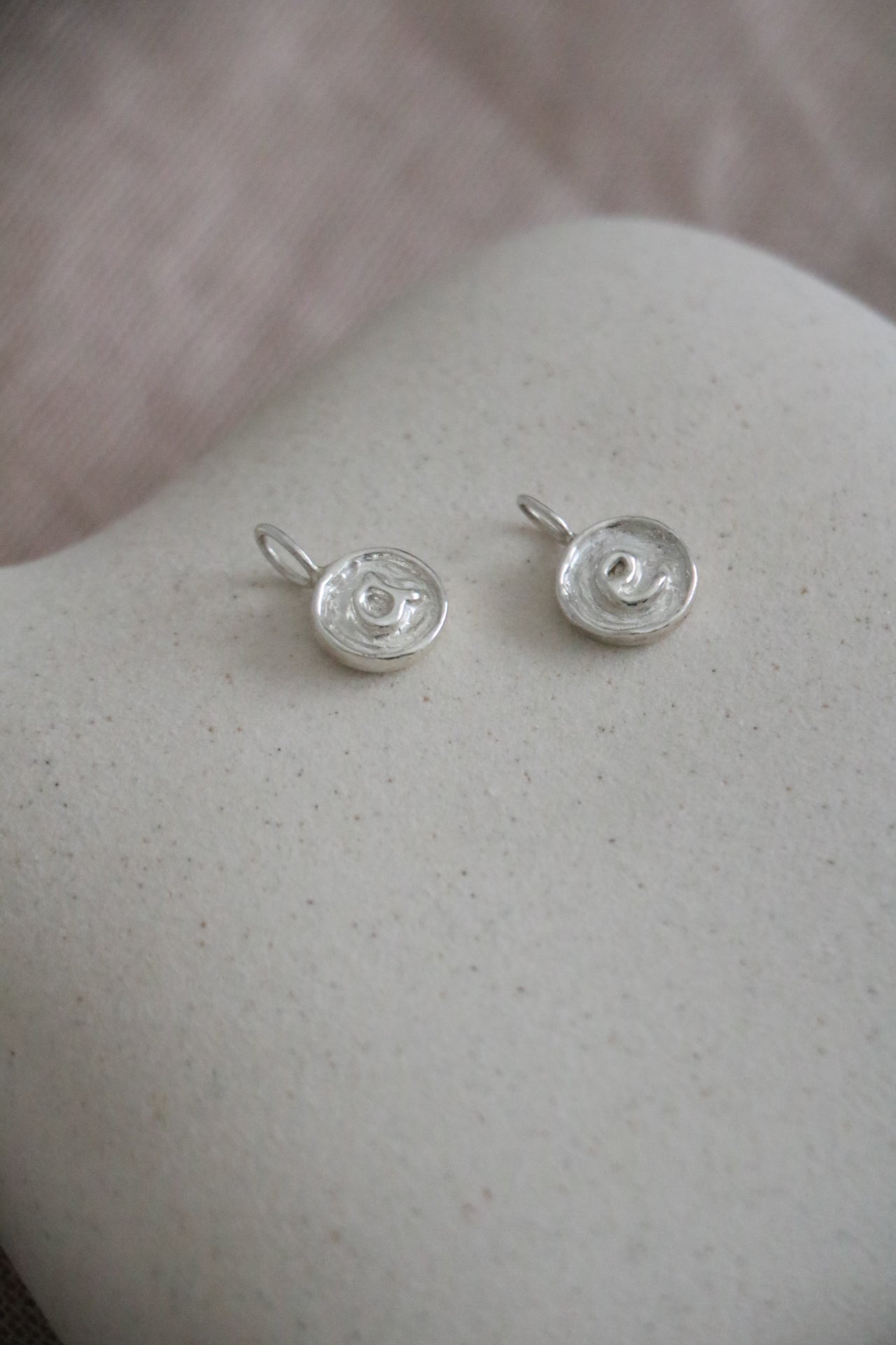 Organic Initial Bangle - Poppy Mac