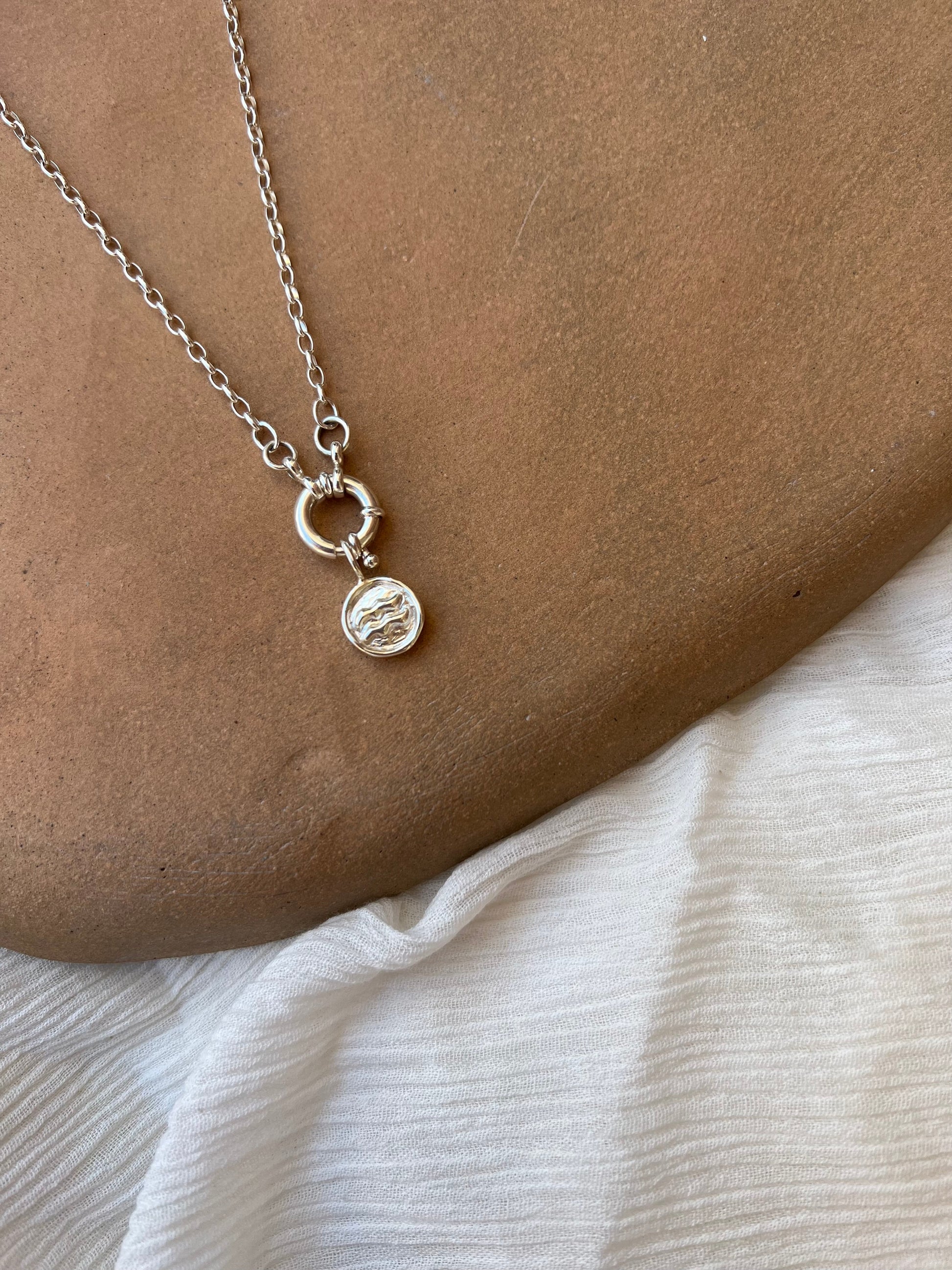Organic Zodiac Pendant - Poppy Mac