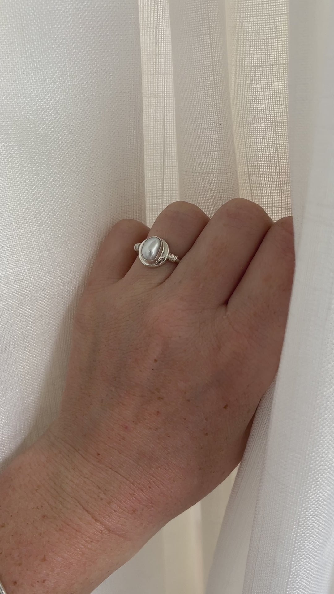 Freshwater Pearl Ring Rings Poppy Mac