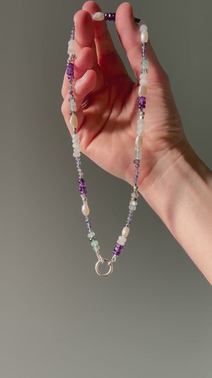 Beaded Gemstone Necklace