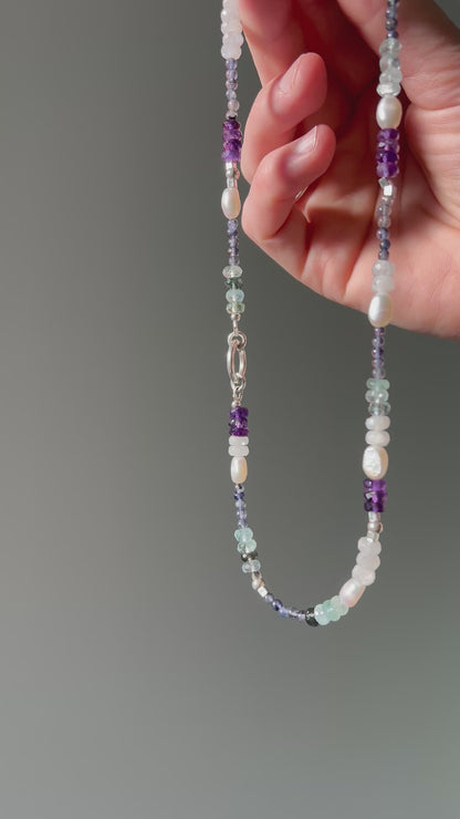 Beaded Gemstone Necklace