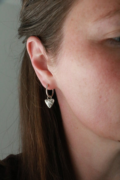 Sorella Heart Hoops - Poppy Mac