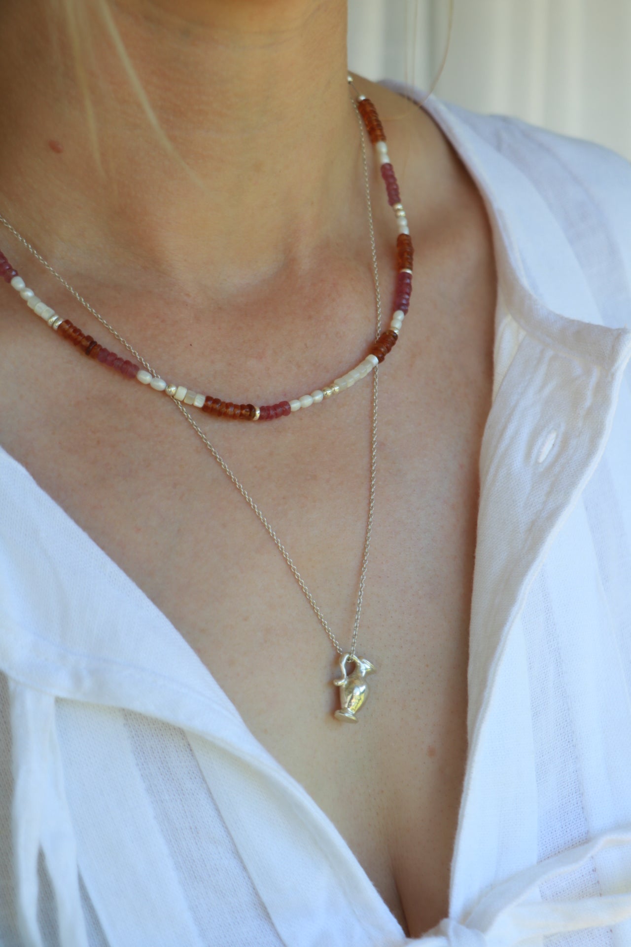 Zalie Beaded Necklace - Poppy Mac