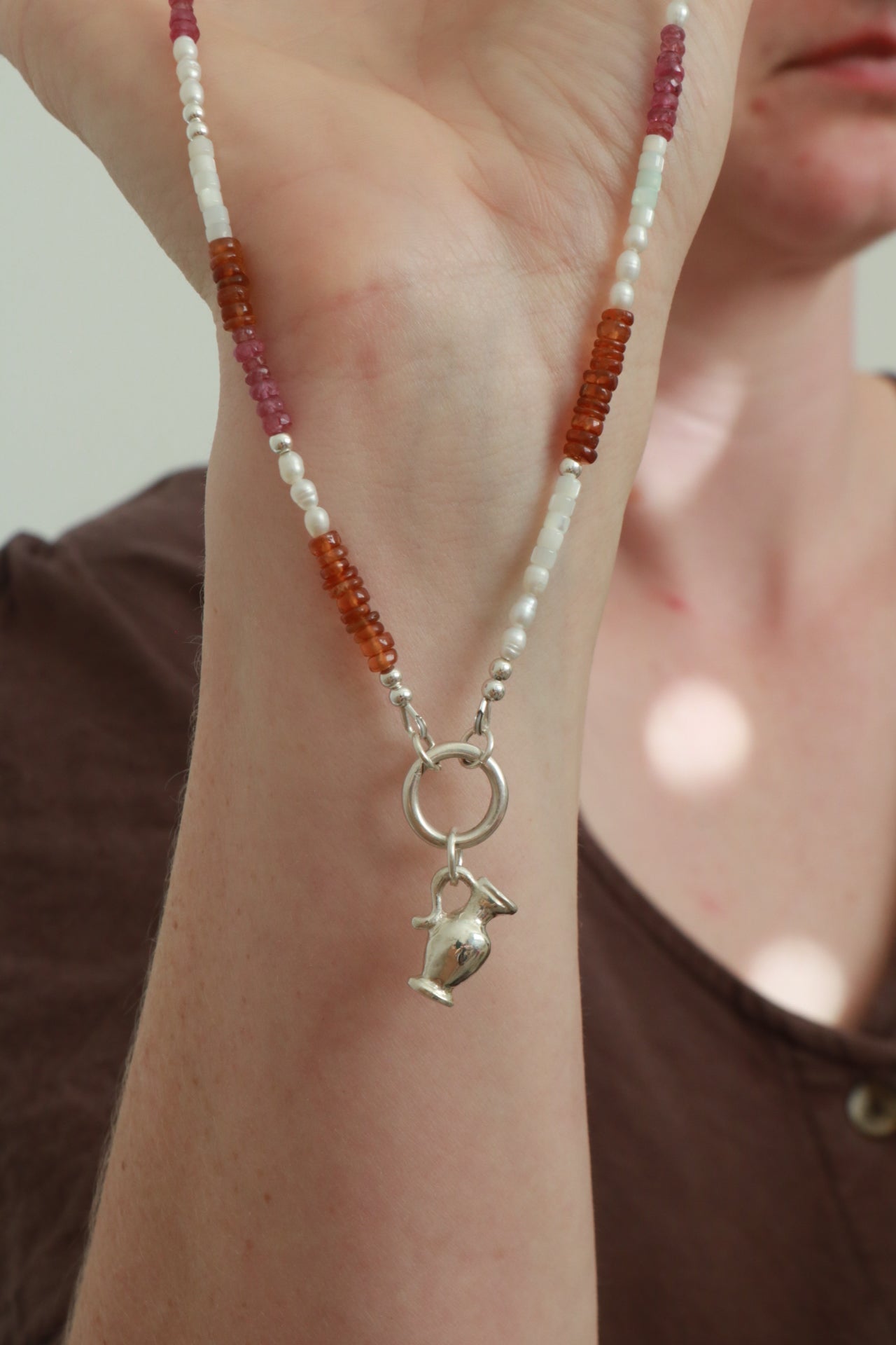 Zalie Charm Necklace - Poppy Mac