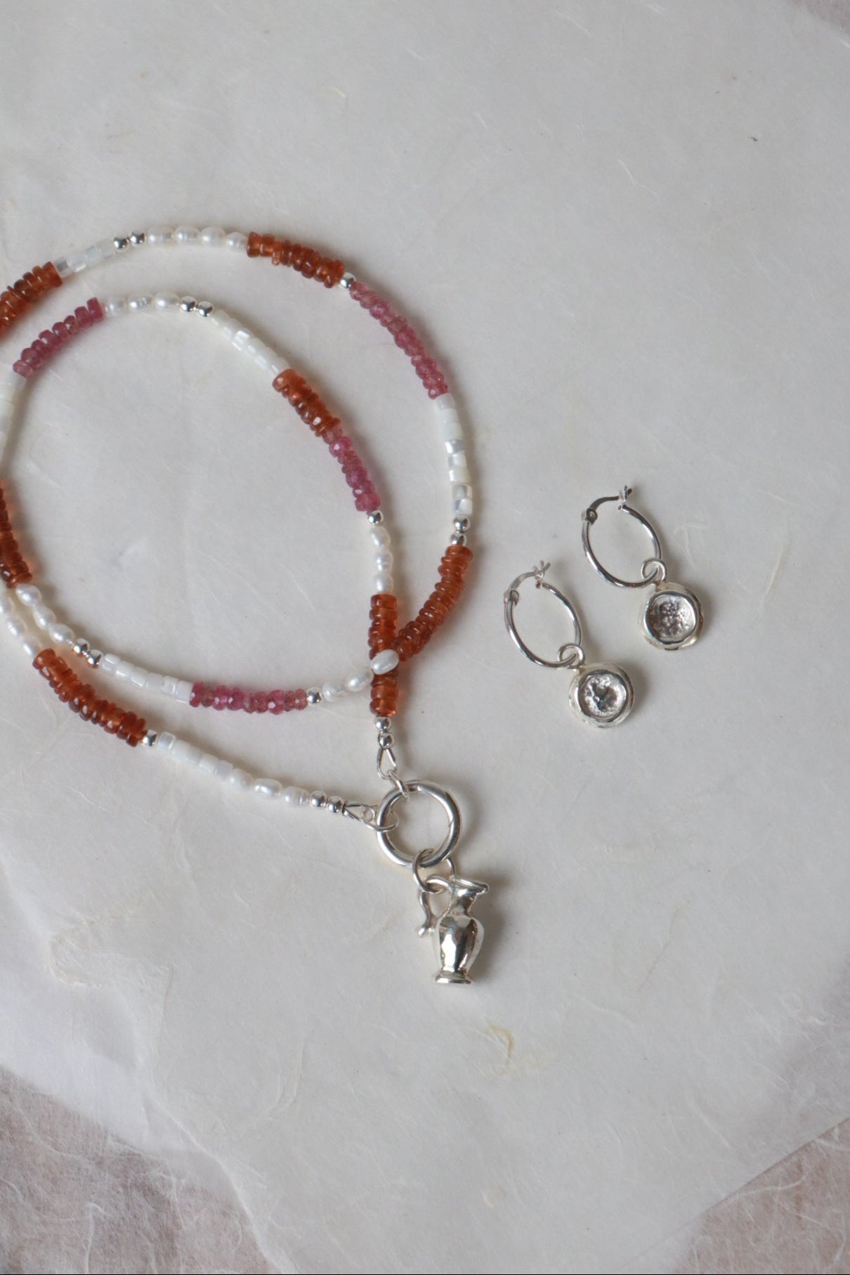 Zalie Charm Necklace - Poppy Mac